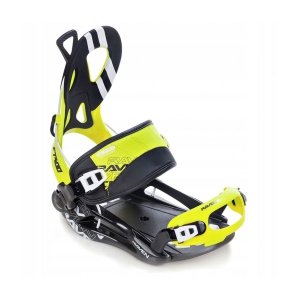 WiÄ…zania snowboardowe Raven FT400 (black / lime) 2022